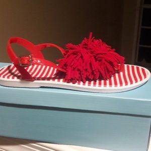 👠NEW👠 Red thong sandals